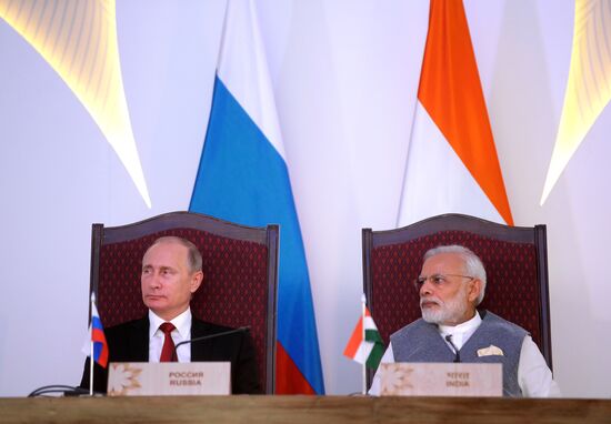 President Putin visits Goa, India