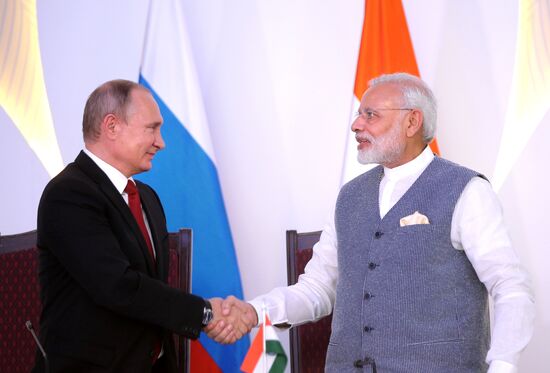 President Putin visits Goa, India