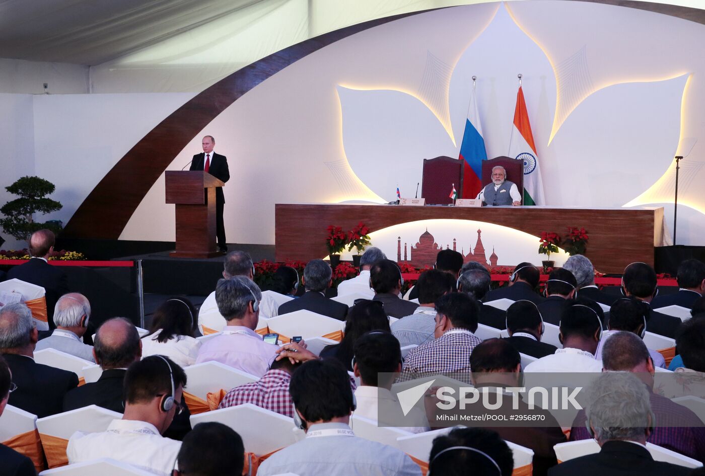 President Putin visits Goa, India