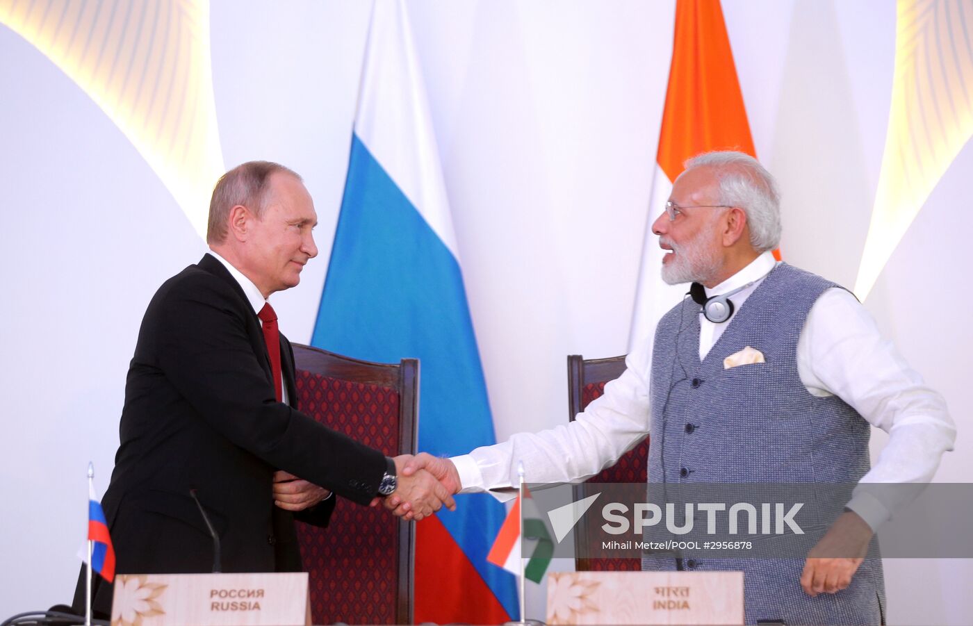 President Putin visits Goa, India