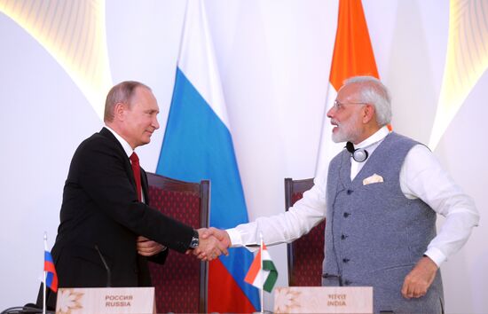 President Putin visits Goa, India