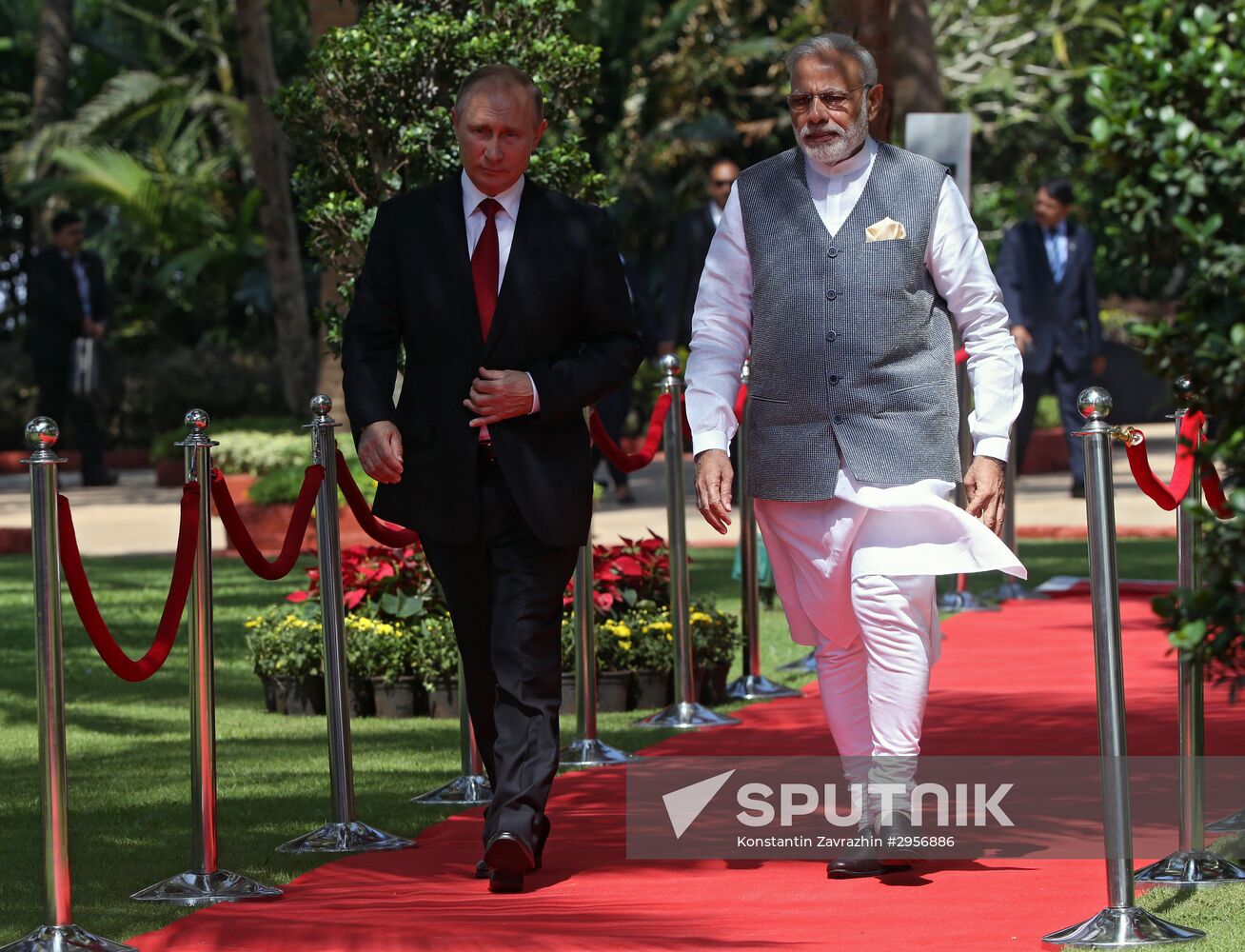 President Putin visits Goa, India