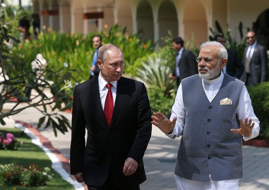 President Putin visits Goa, India