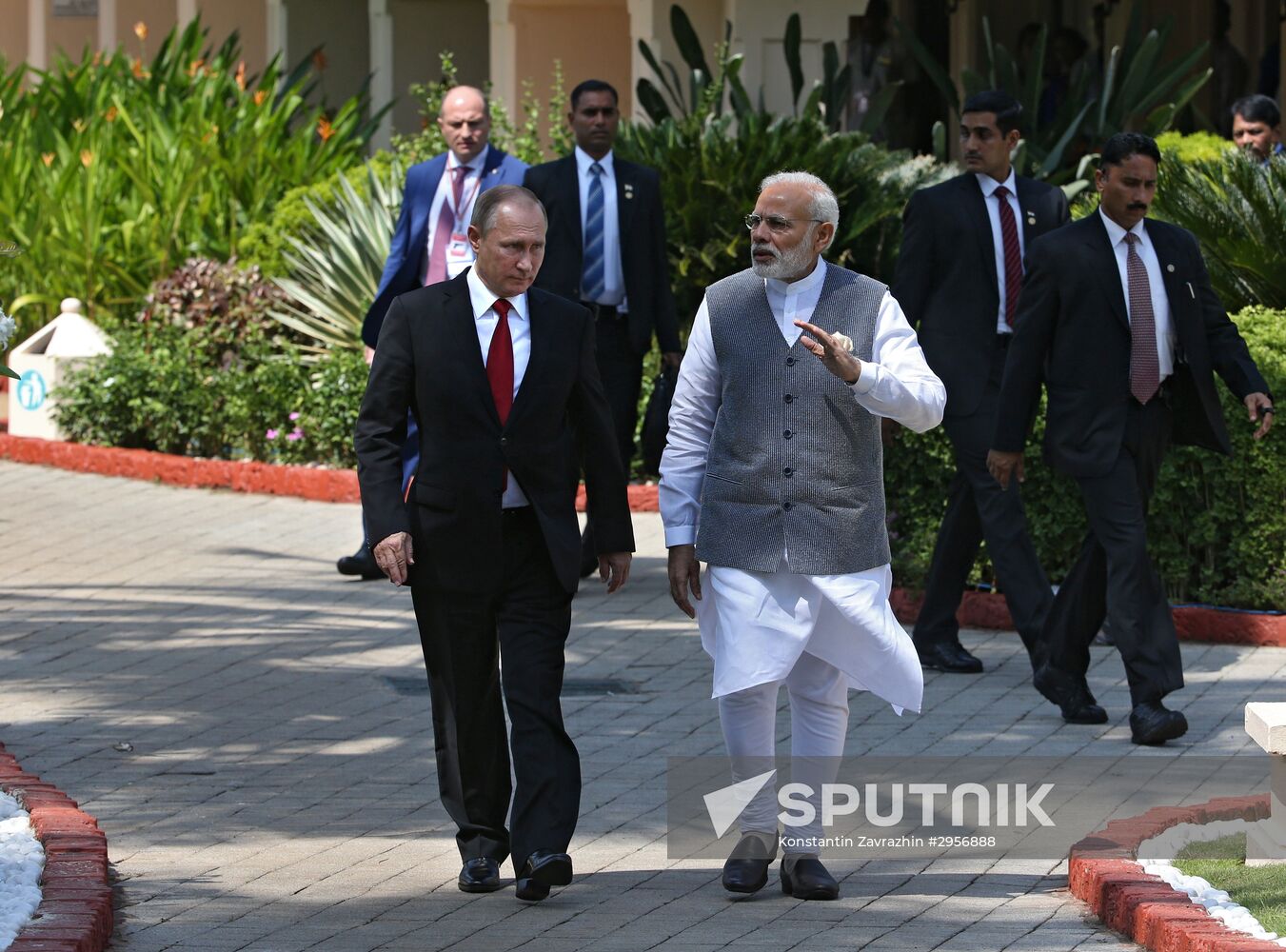 President Putin visits Goa, India