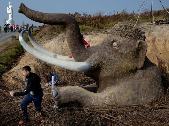 Emerald Valley landscape park in Ussuriysk