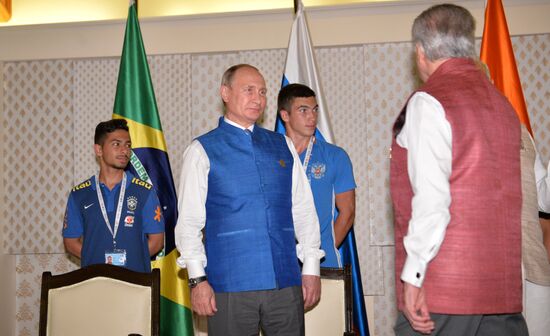 President Putin visits Goa, India