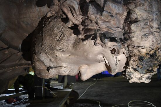 Transporation and installation of monument to Prince Vladimir