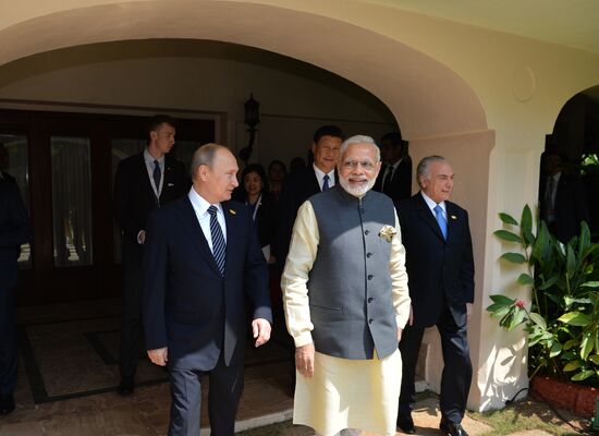President Putin visits Goa, India. Day Two