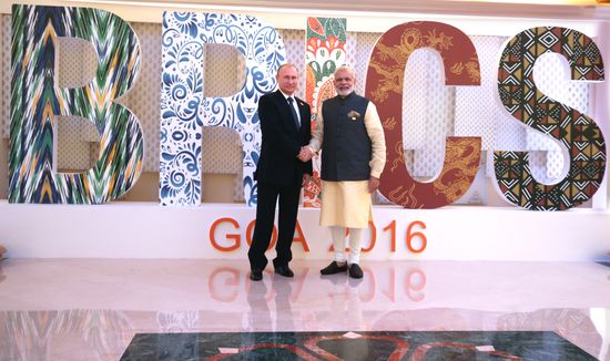 President Putin visits Goa, India. Day Two