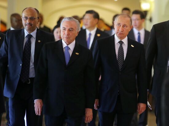 President Putin visits Goa, India. Day Two