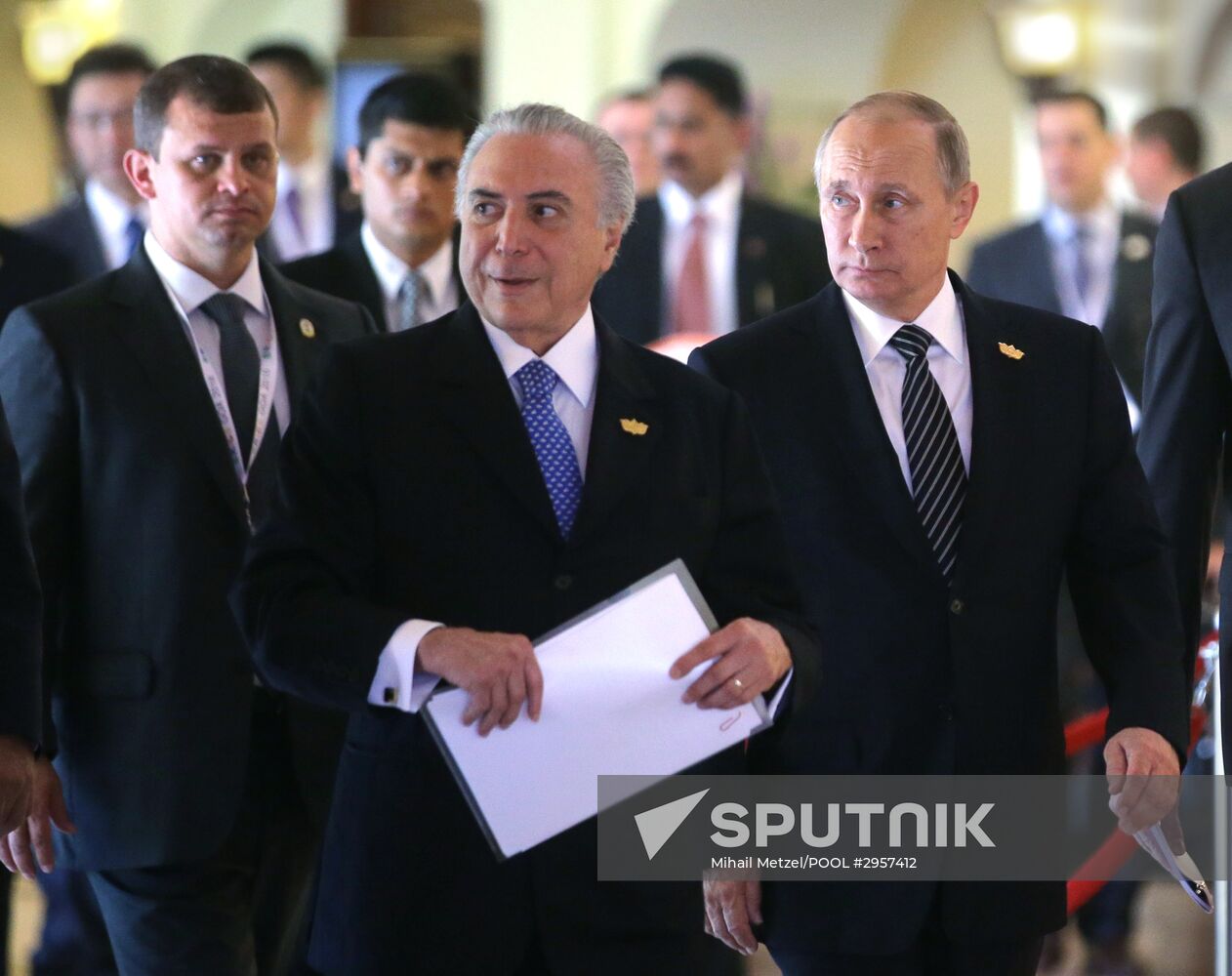 President Putin visits Goa, India. Day Two