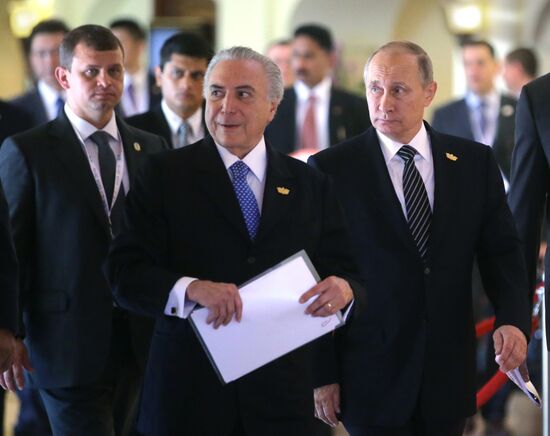 President Putin visits Goa, India. Day Two