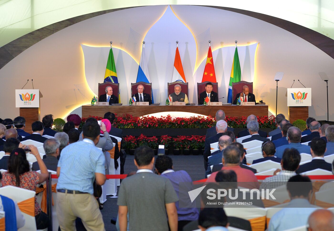 President Putin visits Goa, India. Day Two