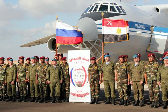 Friendship Defenders 2016 Russia-Egypt anti-terrorism drills