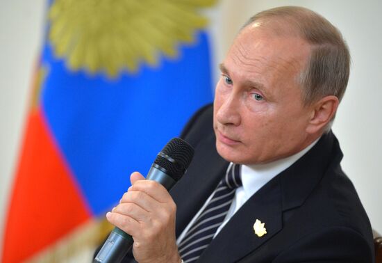 President Putin's visit to Goa, India. Day Two