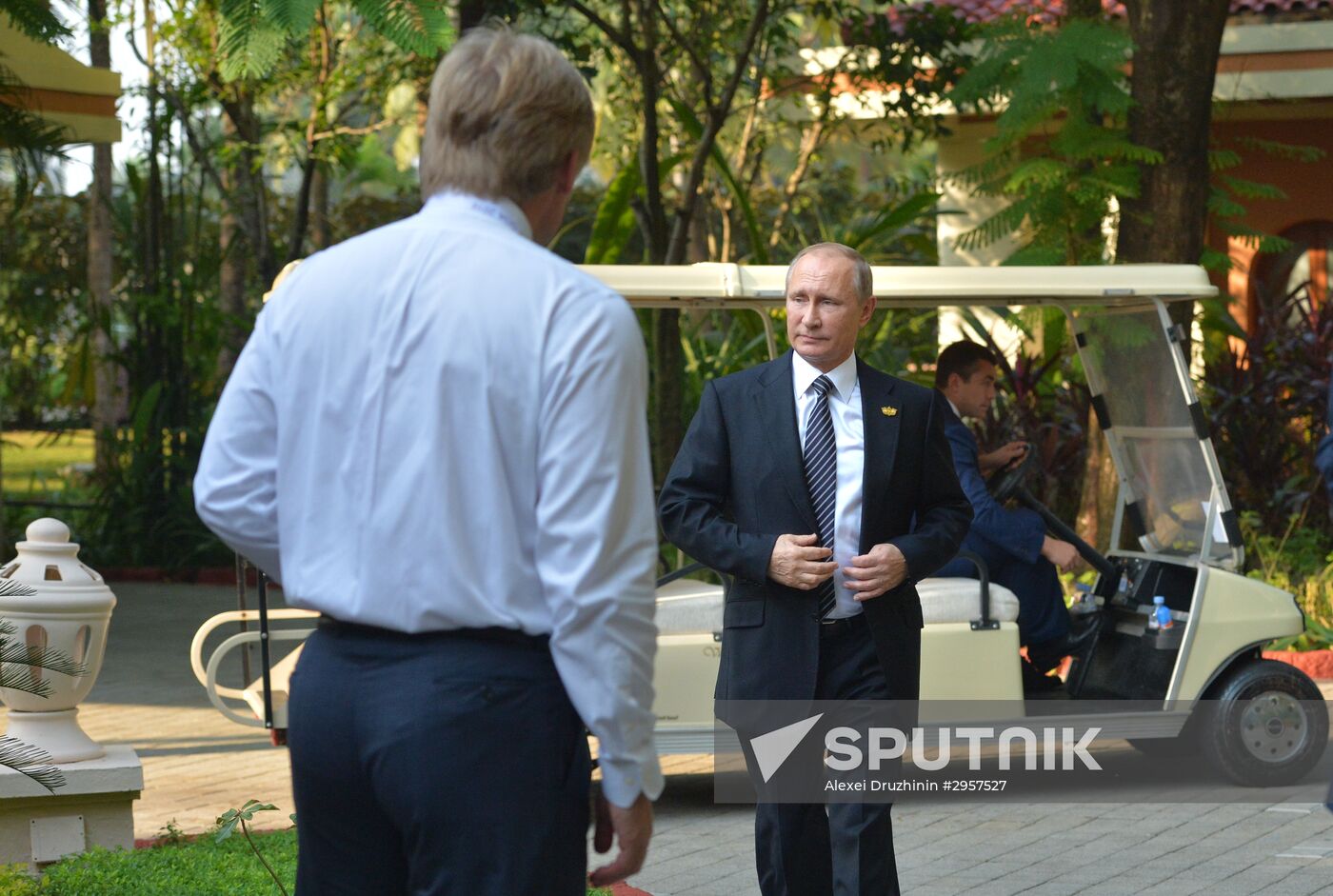 Vladimir Putin's visit to Goa, India. Day Two