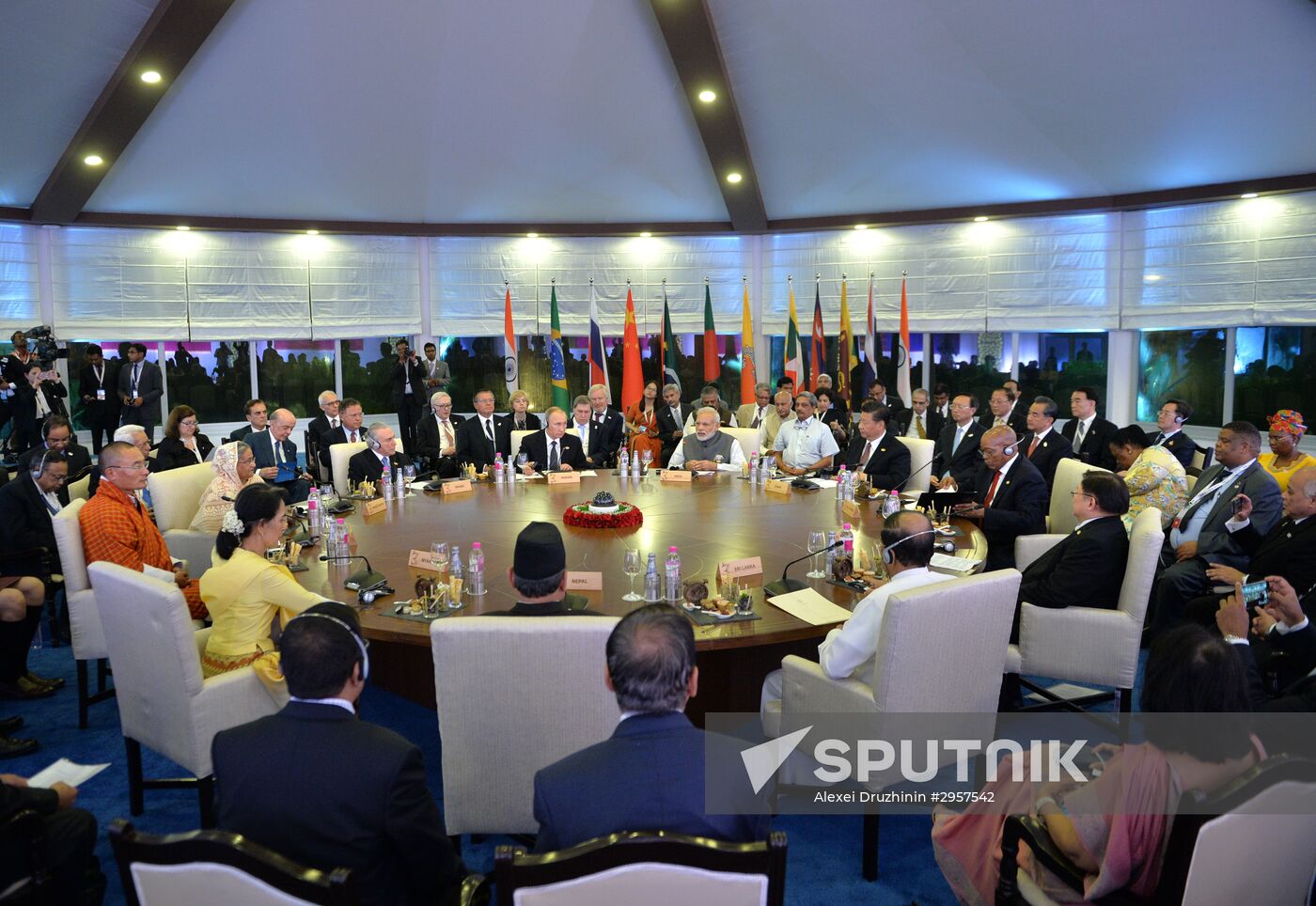 President Putin visits Goa, India. Day Two