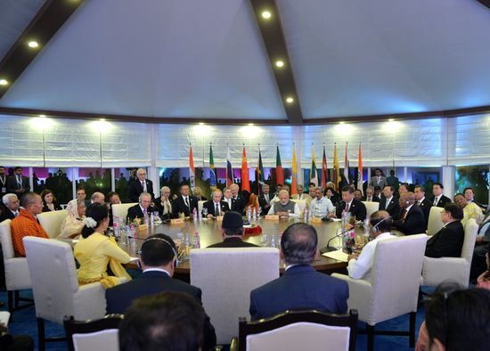 President Putin visits Goa, India. Day Two