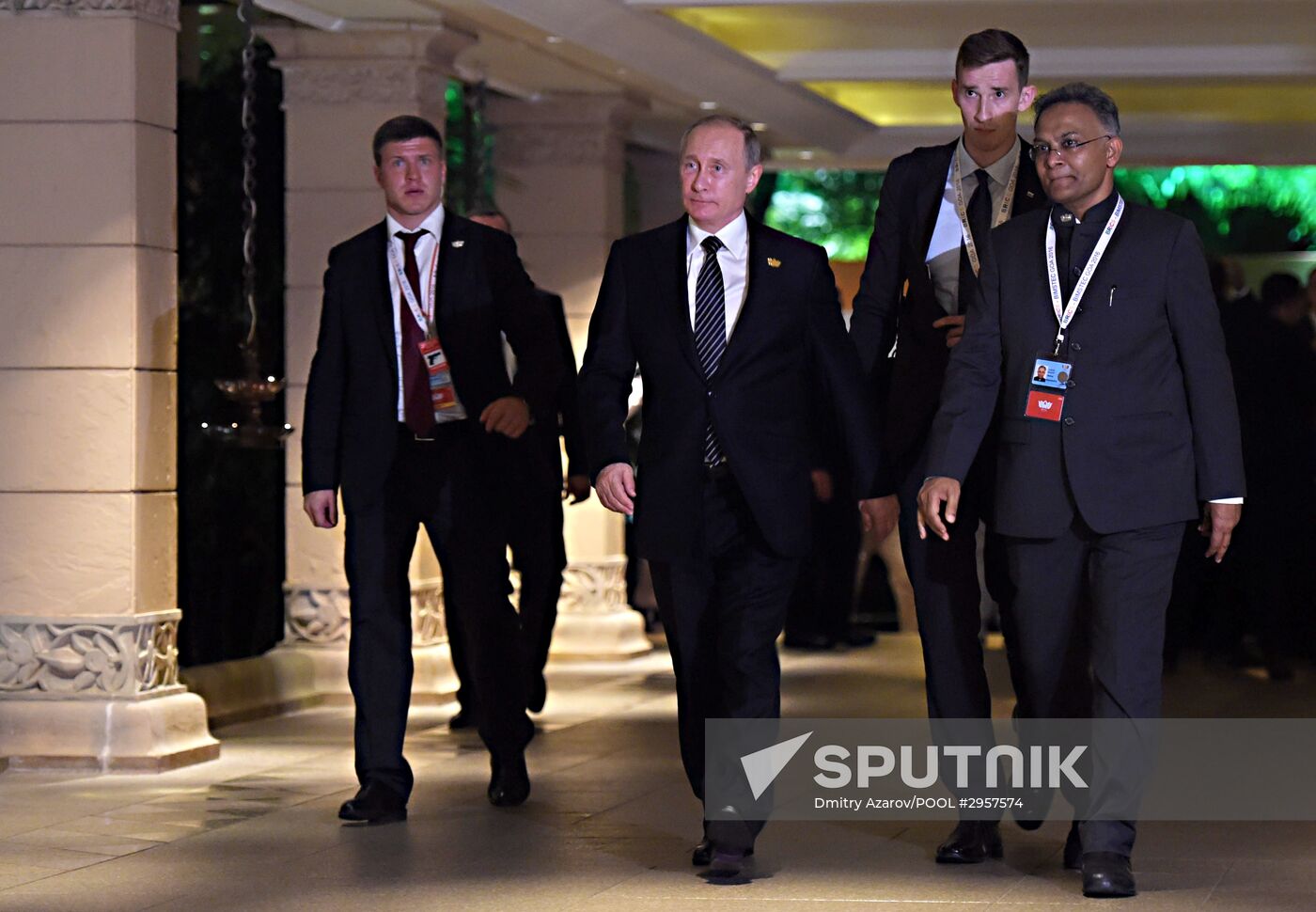 President Putin visits Goa, India. Day Two