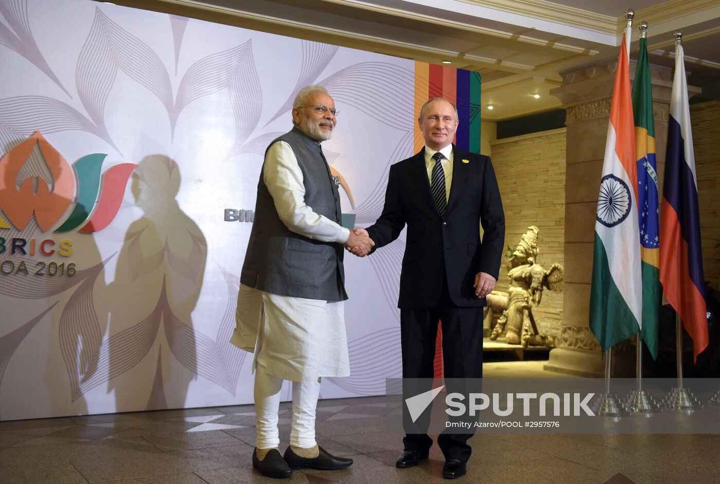 President Putin visits Goa, India. Day Two