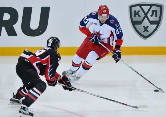 KHL Hocky. Avangard vs. CSKA