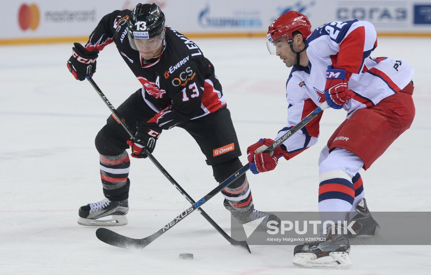 KHL Hocky. Avangard vs. CSKA