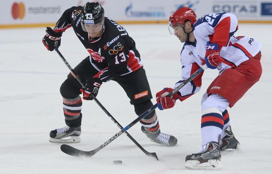 KHL Hocky. Avangard vs. CSKA