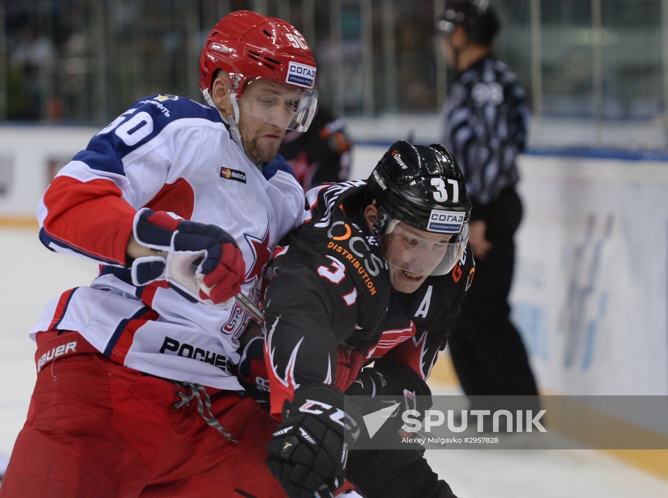 KHL Hocky. Avangard vs. CSKA
