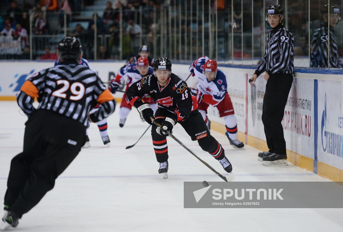 KHL Hocky. Avangard vs. CSKA