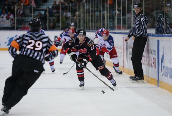 KHL Hocky. Avangard vs. CSKA
