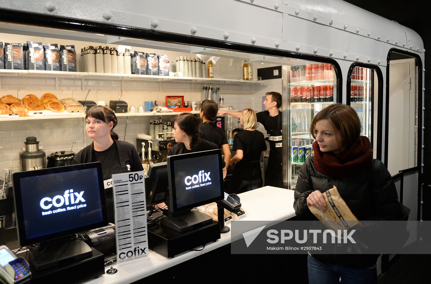 Israeli Cofix chain opens first coffee shop in Moscow