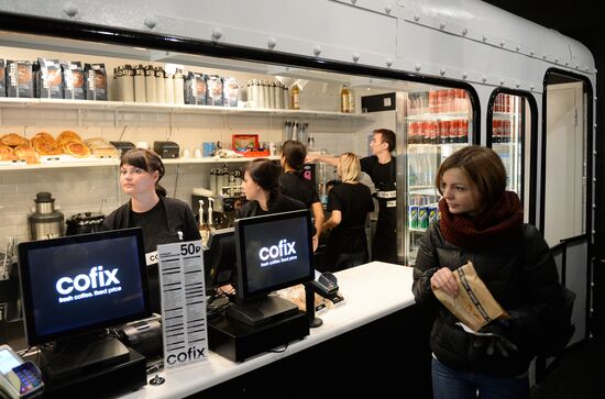 Israeli Cofix chain opens first coffee shop in Moscow