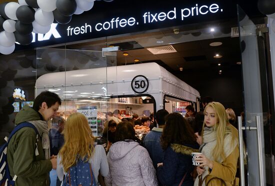 Israeli Cofix chain opens first coffee shop in Moscow