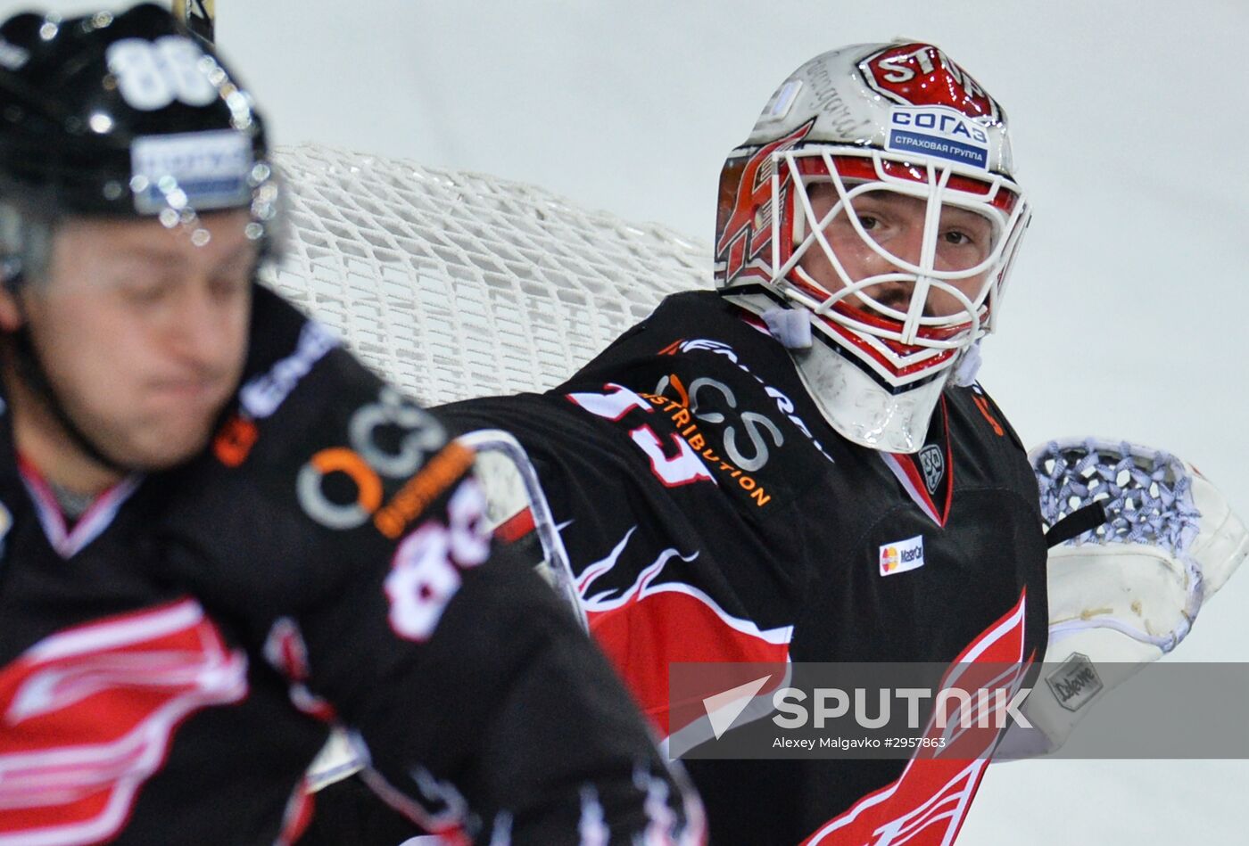 KHL Hocky. Avangard vs. CSKA