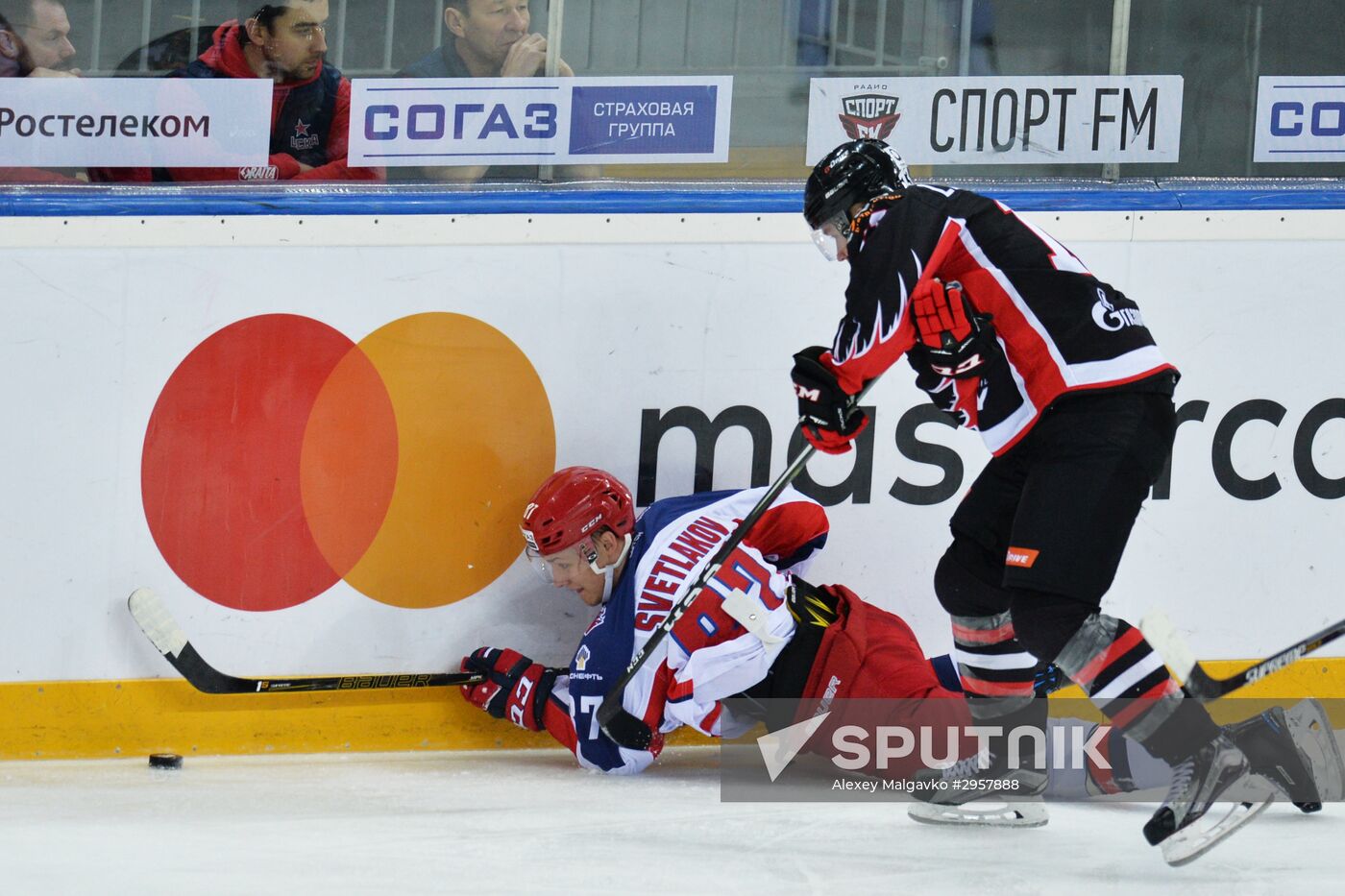 KHL Hockey. Avangard vs. CSKA