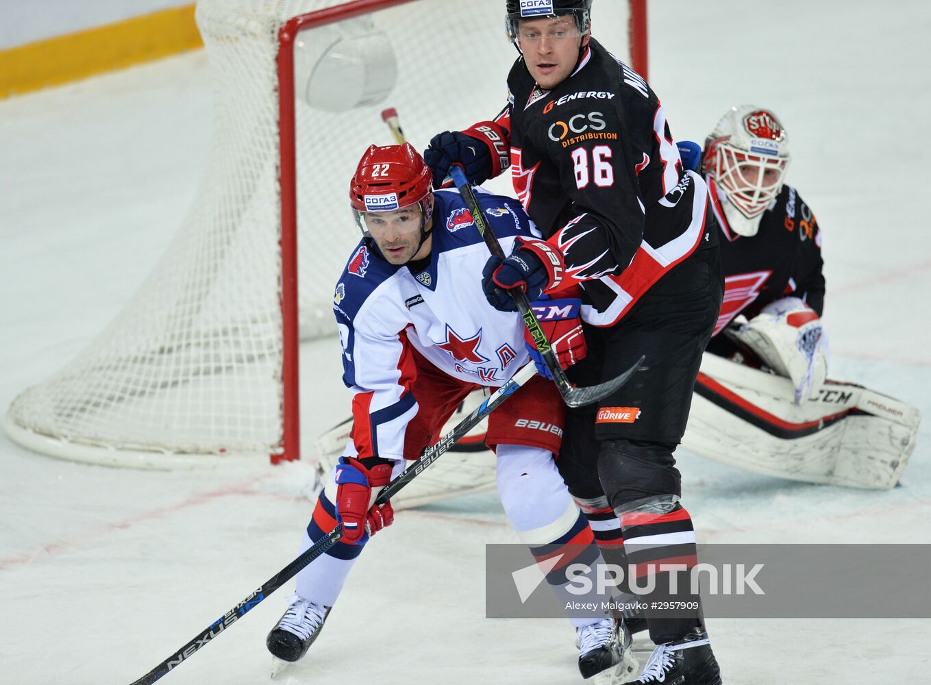 KHL Hockey. Avangard vs. CSKA