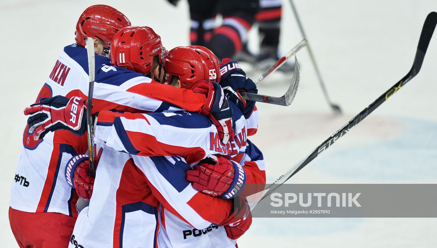 KHL Hockey. Avangard vs. CSKA