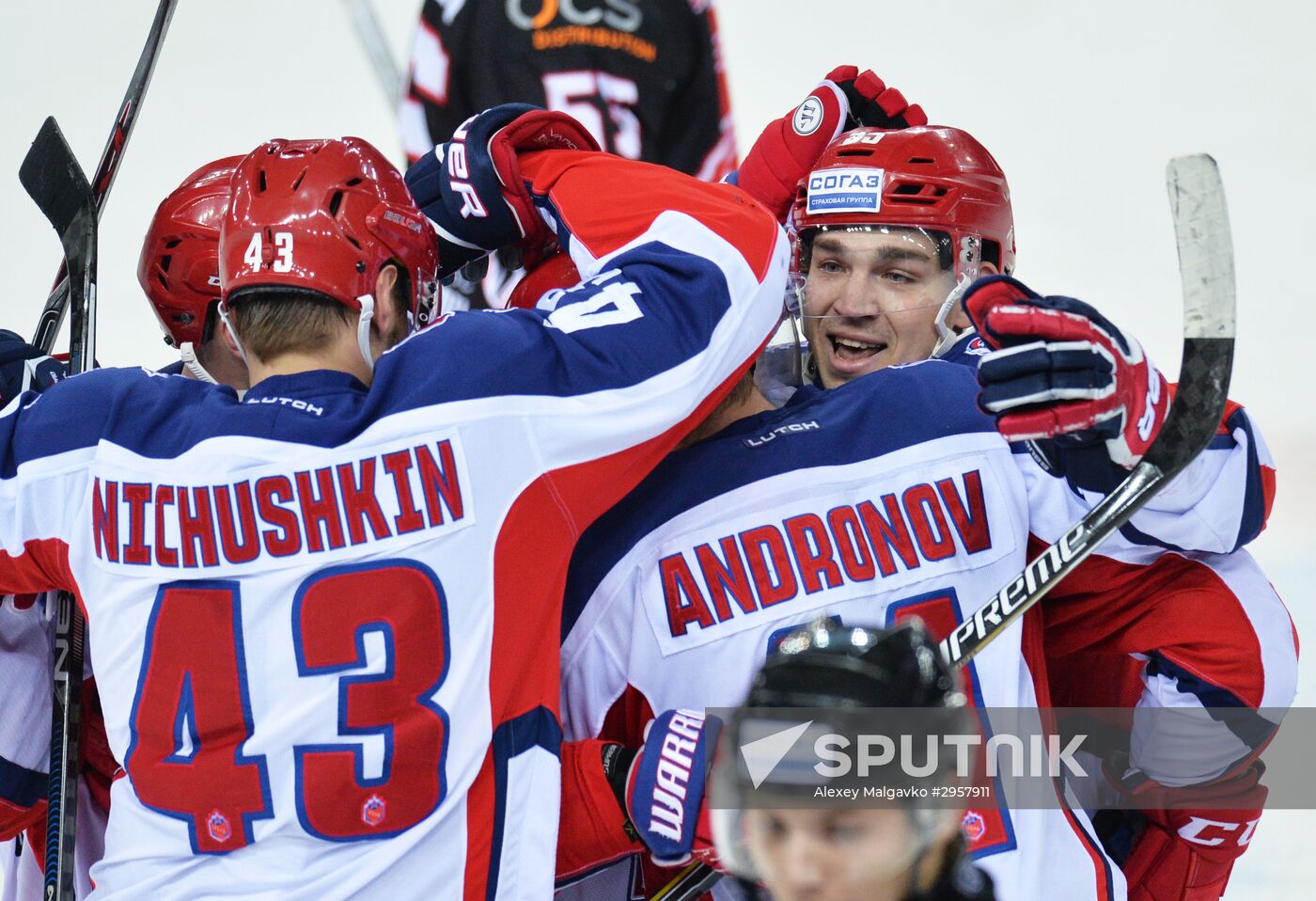 KHL Hockey. Avangard vs. CSKA