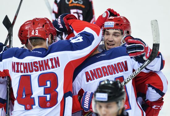 KHL Hockey. Avangard vs. CSKA