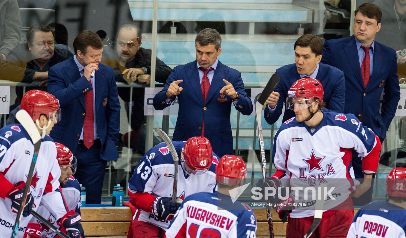 KHL Hockey. Avangard vs. CSKA