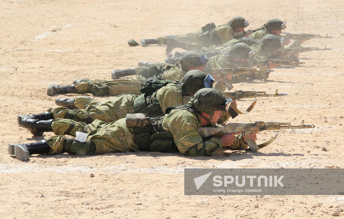 Russia, Egypt conduct Defenders of Friendship 2016 exercise. Day Three
