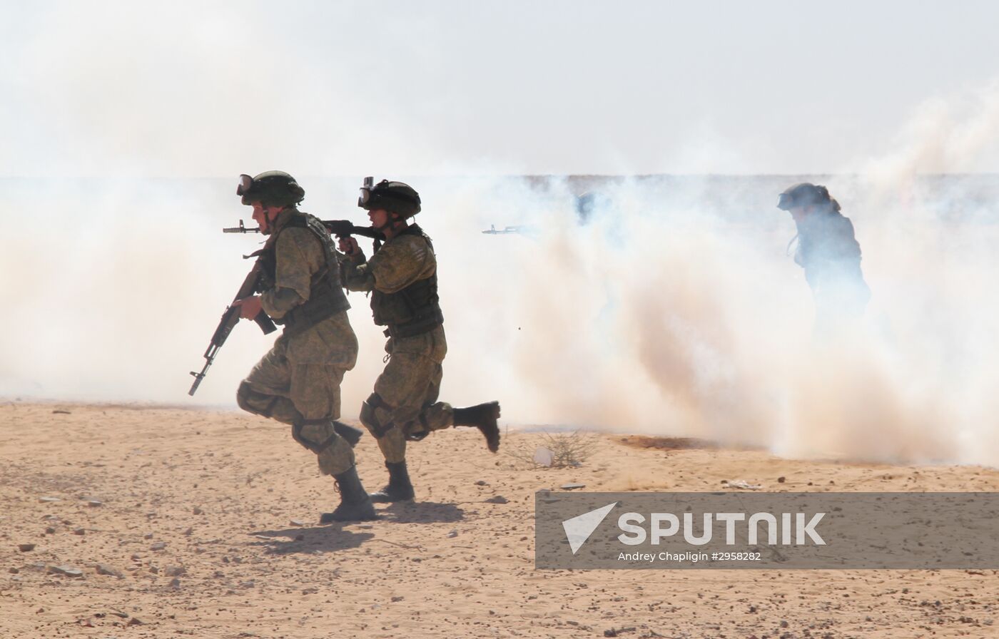 Russia, Egypt conduct Defenders of Friendship 2016 exercise. Day Three