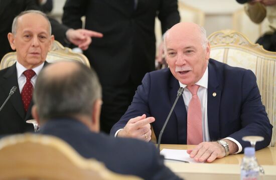 Sergey Lavrov meets with Eladio Loizaga