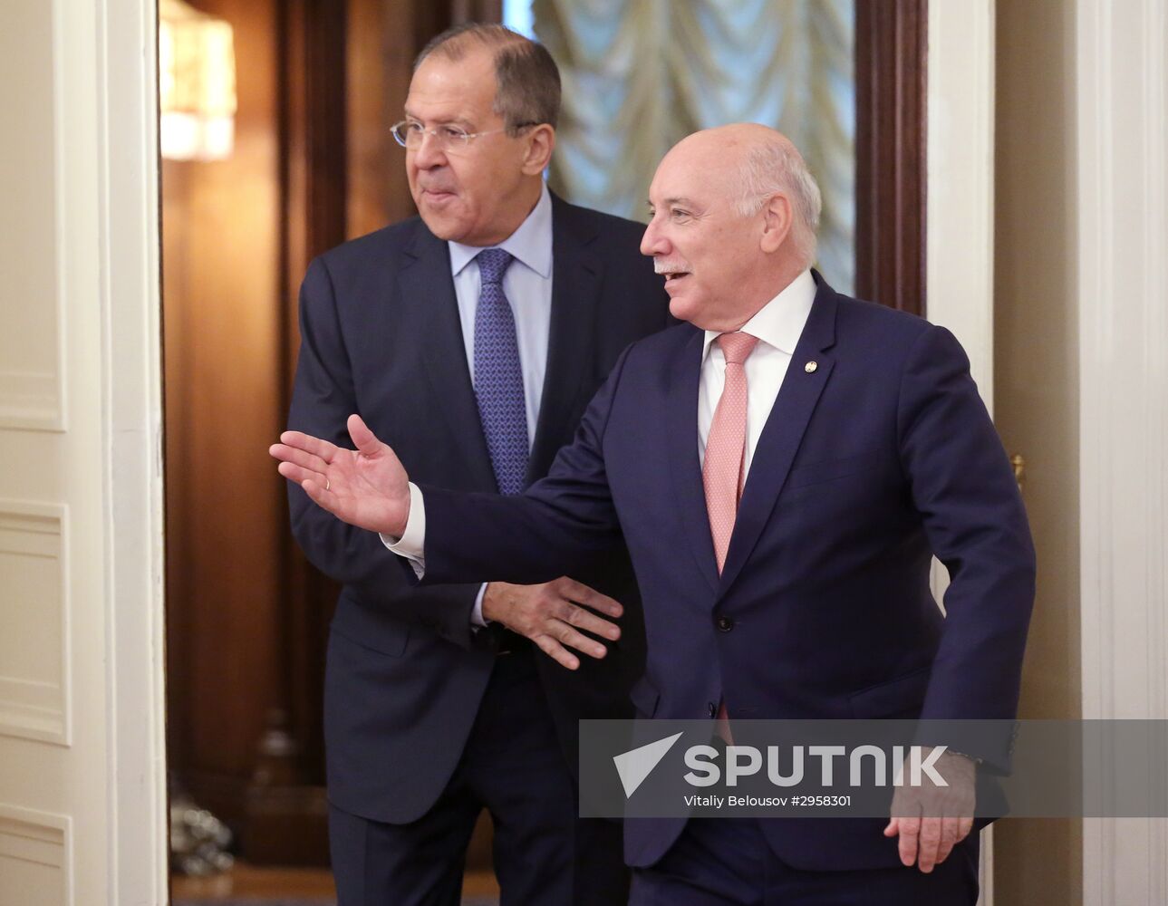 Sergey Lavrov meets with Eladio Loizaga