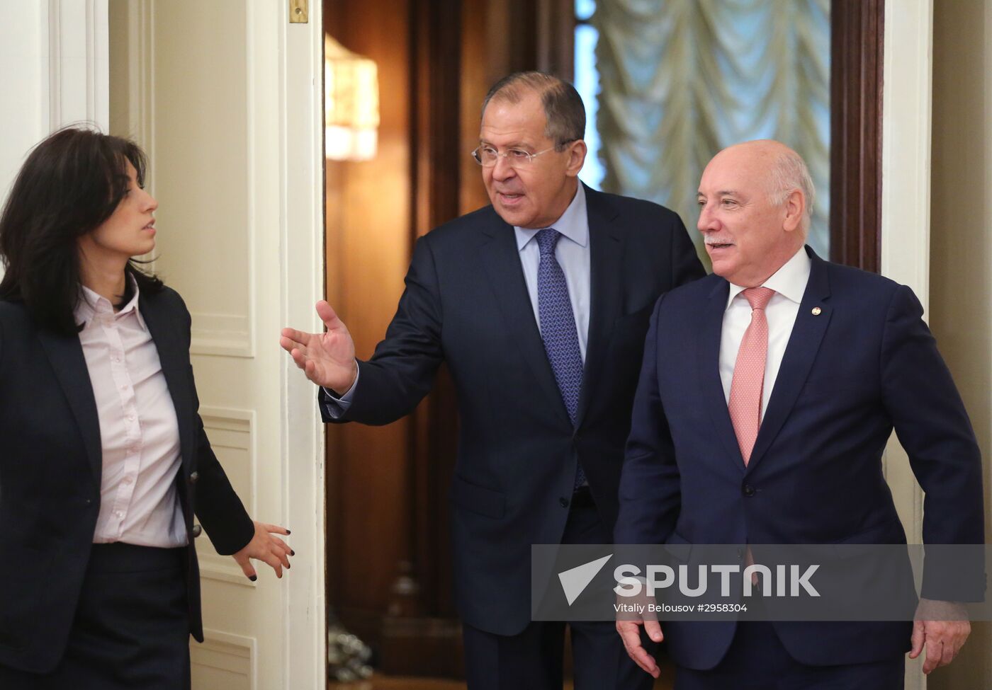 Sergey Lavrov meets with Eladio Loizaga