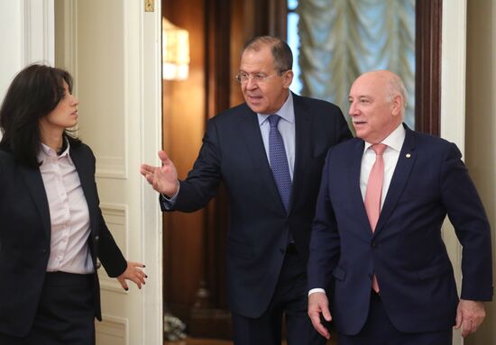 Sergey Lavrov meets with Eladio Loizaga
