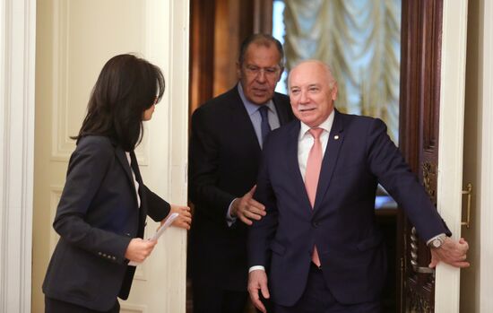 Sergey Lavrov meets with Eladio Loizaga