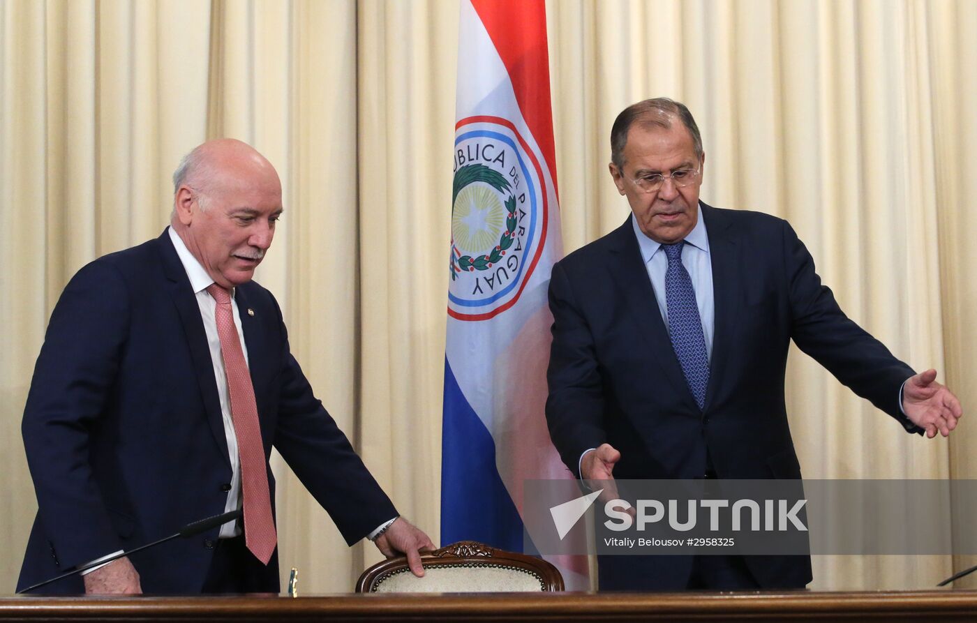 Sergey Lavrov meets with Eladio Loizaga