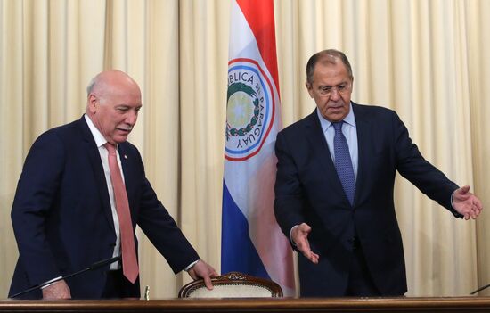 Sergey Lavrov meets with Eladio Loizaga