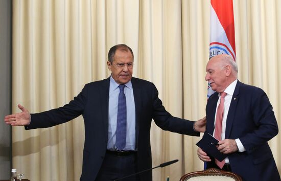 Sergey Lavrov meets with Eladio Loizaga